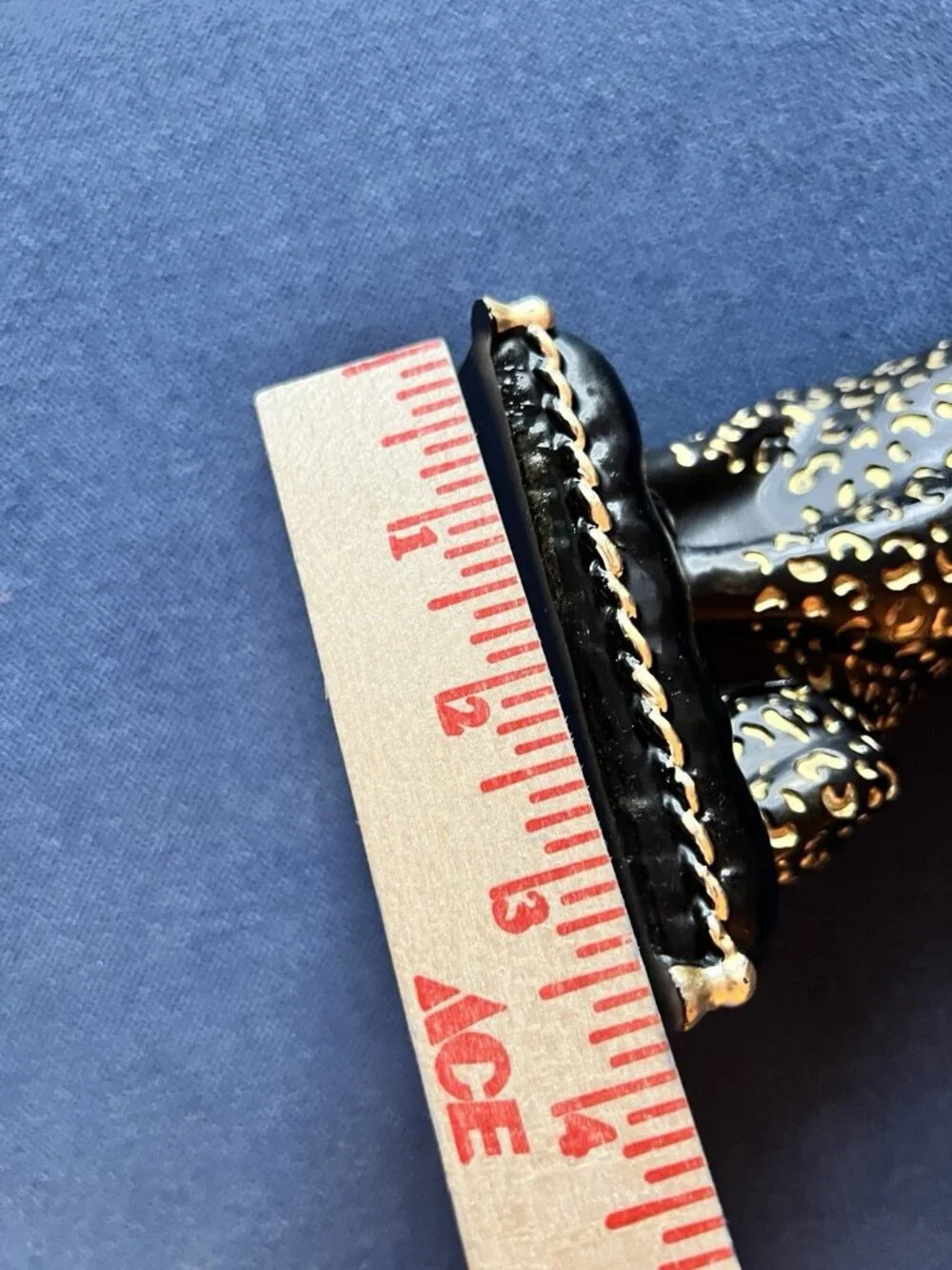 Black & Gold Leopard Soap Pump Elite Bathroom Decor Luxury Animal Print Vanity